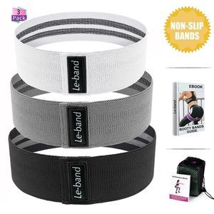 Booty Bands Set, booty bands, 3pc + bag +guide